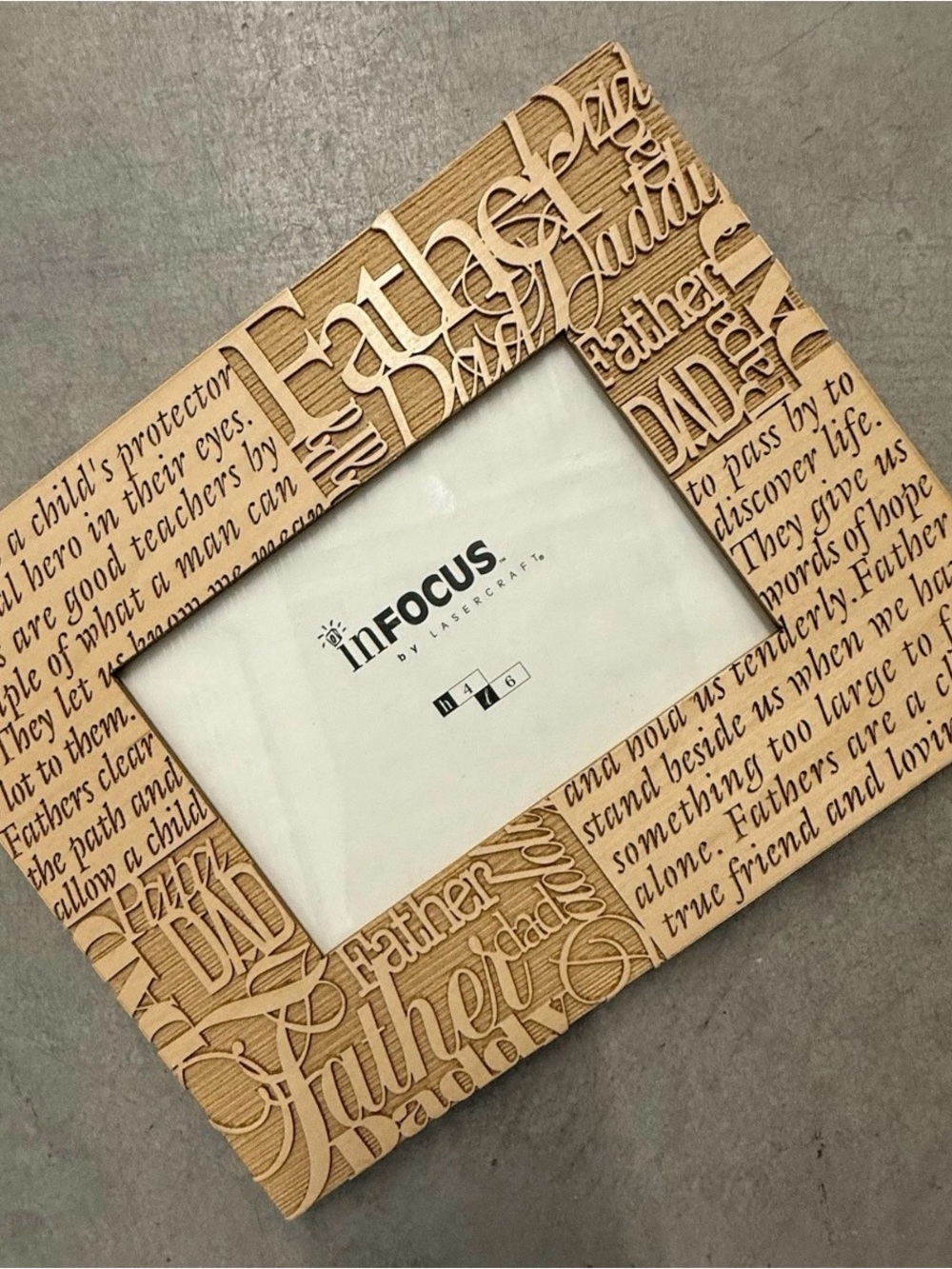 Lasercraft “Father’s” Frame - Perfect for Father’s day